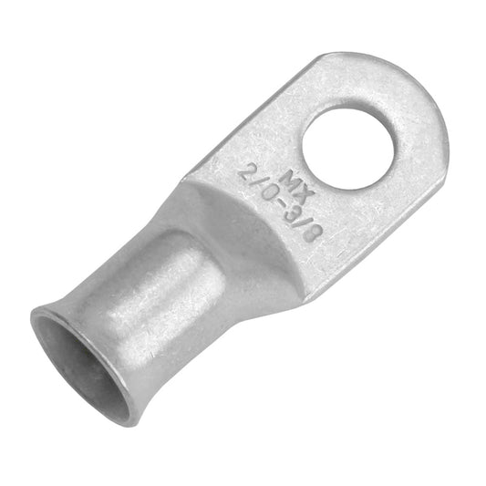 Pacer Tinned Lug 2/0 AWG - 3/8" Stud Size - 10 Pack