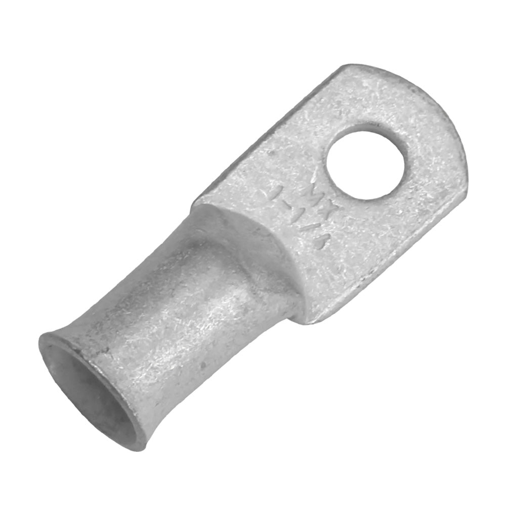 Pacer Tinned Lug 1 AWG - 1/4" Stud Size - 10 Pack