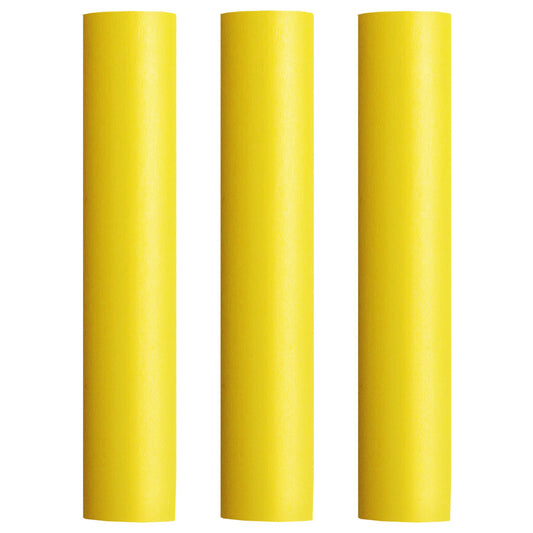 Pacer Battery Cable Heat Shrink Tubing - 1" x 12" - Yellow (3-Pieces)