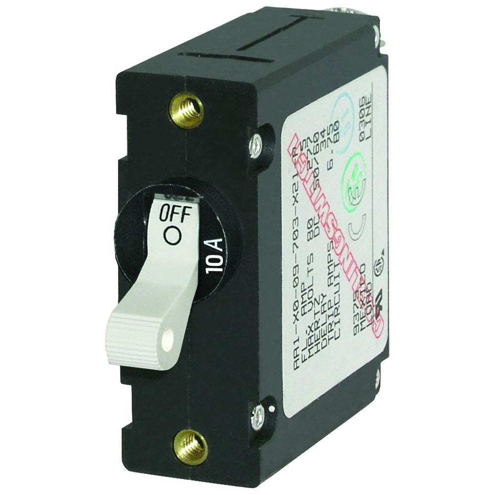 Blue Sea 7206 AC/DC Single Pole Magnetic World Circuit Breaker - 10AMP