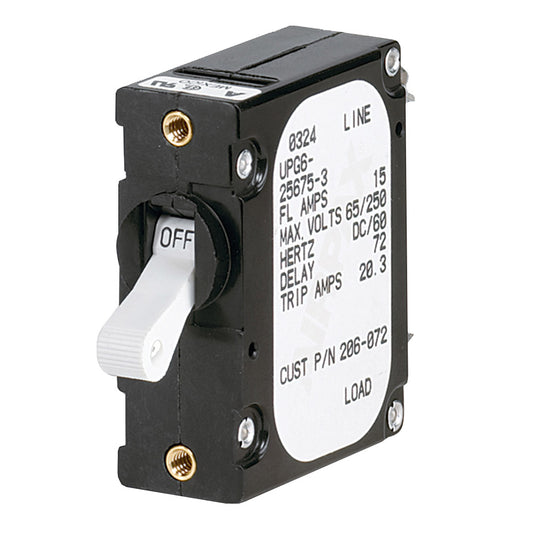 Paneltronics 'A' Frame Magnetic Circuit Breaker - 20 Amps - Single Pole