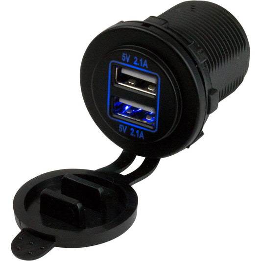 Sea-Dog Dual USB Power Socket