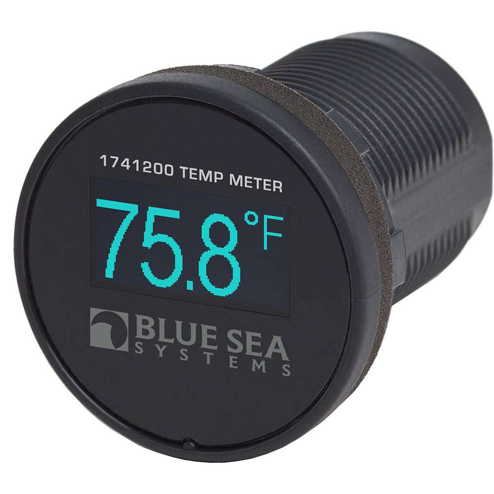 Blue Sea 1741200 Mini OLED Temperature Monitor - Blue