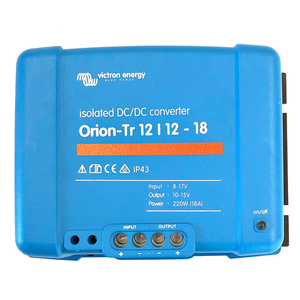 Victron Orion-TR DC-DC Converter - 12 VDC to 12 VDC - 18AMP Isolated