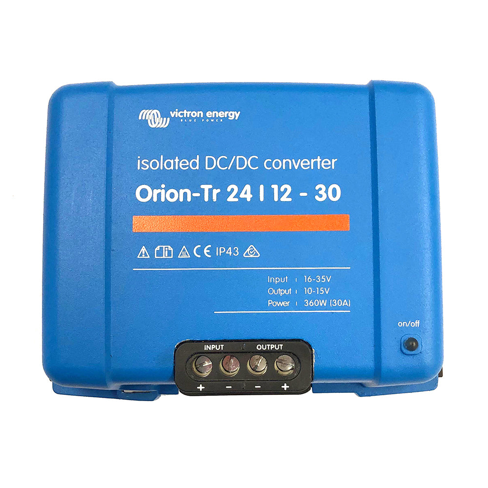 Victron Orion-TR DC-DC Converter - 24 VDC to 12 VDC - 30AMP Isolated