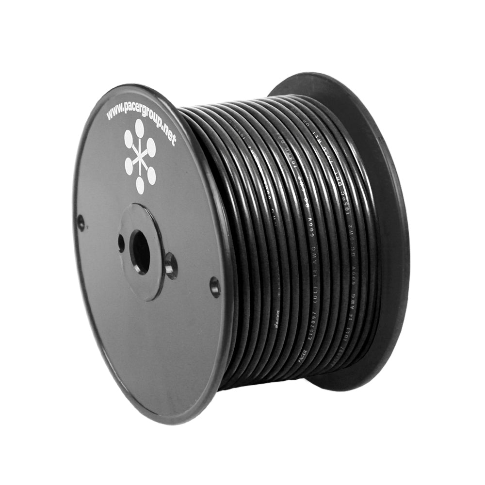 Pacer Black 8 AWG Primary Wire - 100