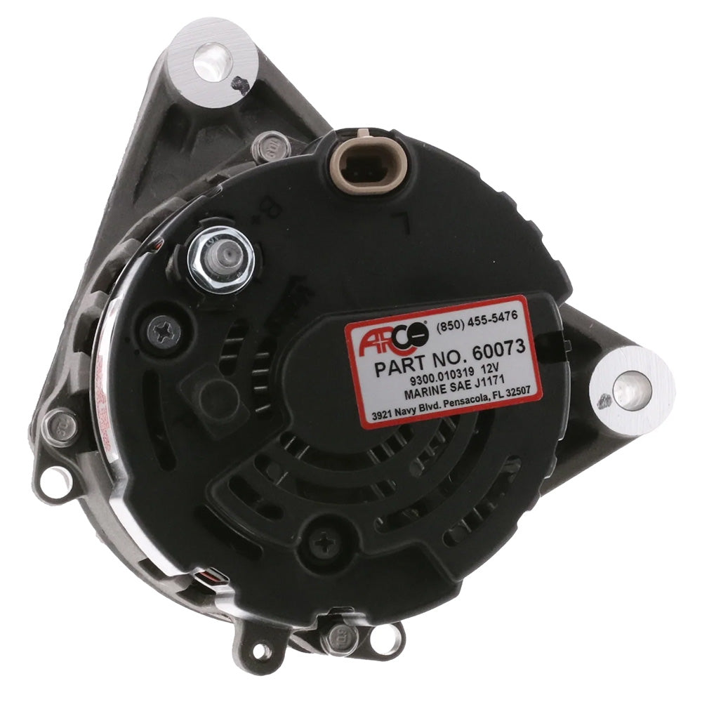 ARCO Marine Premium Replacement Inboard Alternator w/55mm Multi-Groove Pulley - 12V 65A